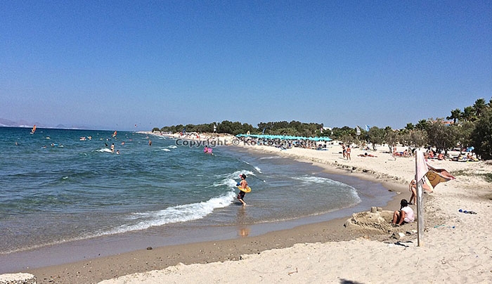 Δείτε τα σημεία που επιτρέπεται το Κite Surf στο νησί της Κω