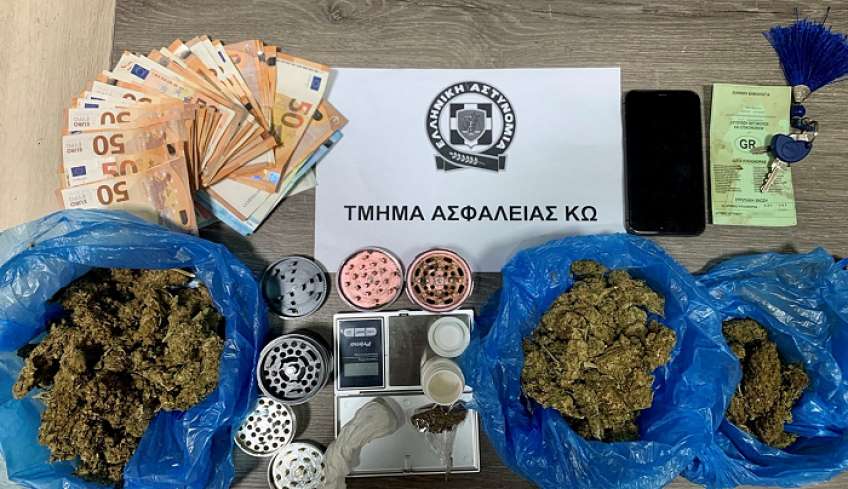 Συνελήφθη επ’ αυτοφώρω 30χρονος αλλοδαπός για διακίνηση ναρκωτικών στην Κω