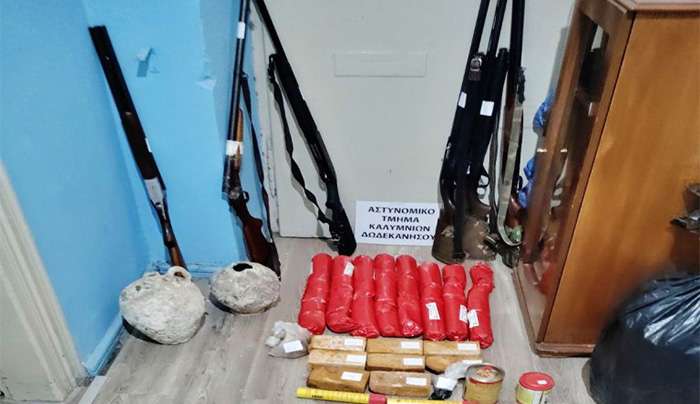 Για κατοχή εκρηκτικών συνελήφθη 41χρονος στην Κάλυμνο