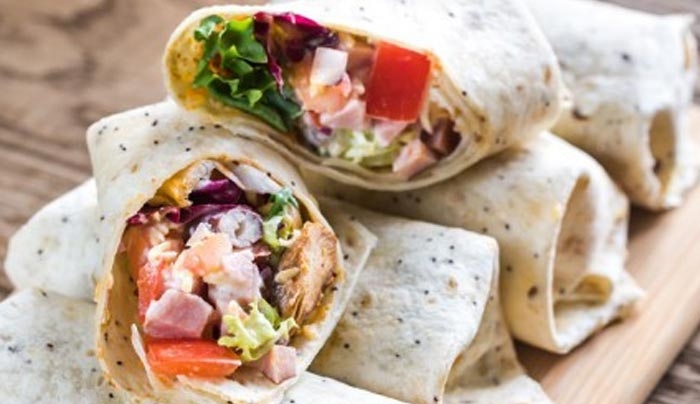 Burritos με κοτόπουλο