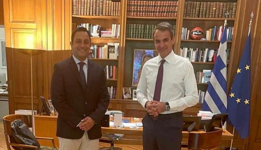 Συνάντηση με τον πρωθυπουργό κ. Κυριάκο Μητσοτάκη είχε ο Αντώνης Γιαννικουρής