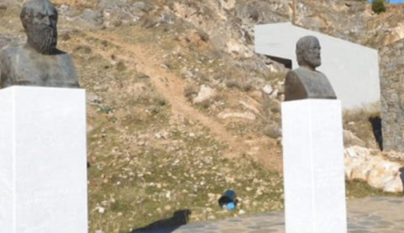 Απίστευτο: Έκλεψαν προτομές του Αισχύλου, του Σοφοκλή και του Ευριπίδη στον Τύρναβο