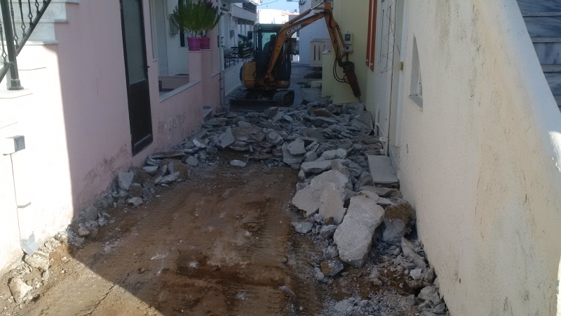 “Ξεκίνησαν τα έργα ανάπλασης στον παλαιό οικισμό Μαστιχαρίου - Προχωράμε μπροστά με έργα”
