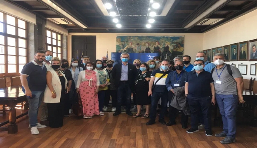 Επίσκεψη καθηγητών στα πλαίσια Erasmus, στην Δ/νση Β/θμιας Εκπαίδευσης Δωδεκανήσου