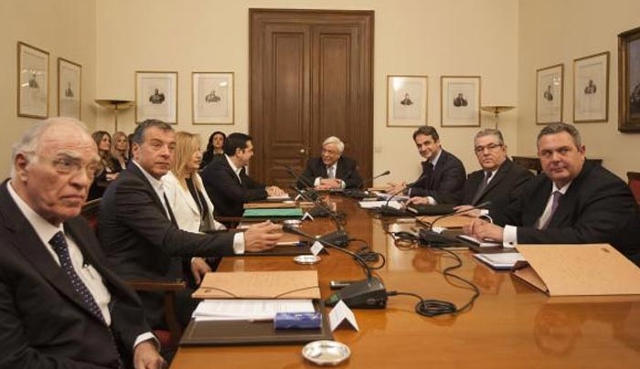 Κοινή γραμμή στο προσφυγικό αποφάσισαν οι αρχηγοί - Διαφώνησαν ΚΚΕ και Ένωση Κεντρώων - ΒΙΝΤΕΟ