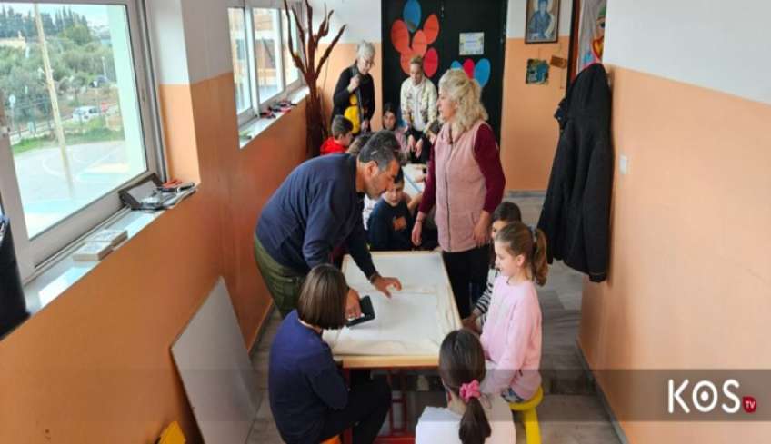 Τέσσερις σκακιέρες από ψηφιδωτό, θα φτιάξουν οι μαθητές του 6ου Δημ.Σχολείου, σε συνεργασία με το εργαστήριο ψηφιδωτού της Ιεράς Μητροπόλεως Κώου-Νισύρου