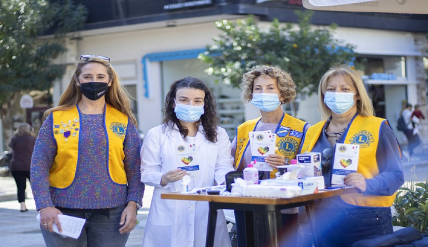 Λέσχη Lions Κω ''Ιπποκράτης'': Δωρεάν μέτρηση σακχάρου &amp; διανομή έντυπου υλικού με διατροφικές συμβουλές στην Πλατεία Κονίτσης
