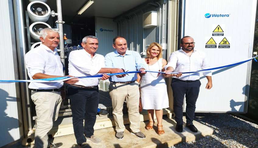 Η Μίκα Ιατρίδη στο Καστελόριζο, μαζί με τον Υπουργό Ναυτιλίας και Νησιωτικής Πολιτικής, Γιάννη Πλακιωτάκη