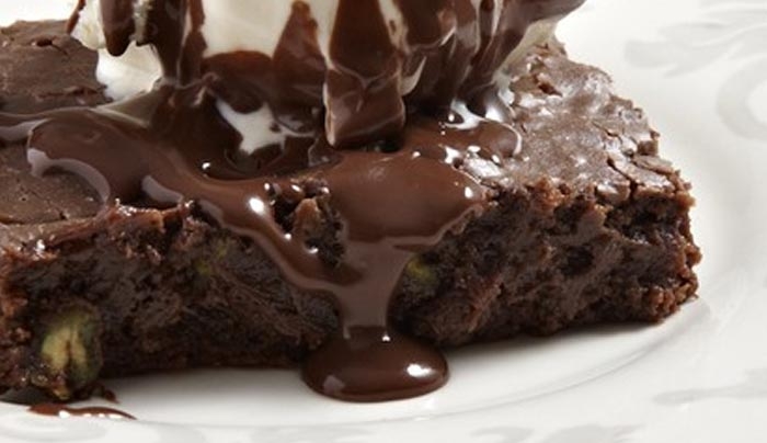 Brownies σοκολάτα με φιστίκια Αιγίνης