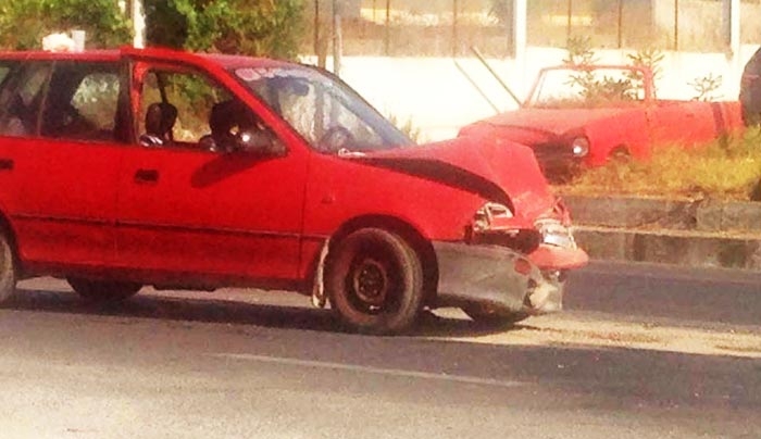 Τροχαίο ατύχημα λίγο πριν το Ζηπάρι -  (φωτό)
