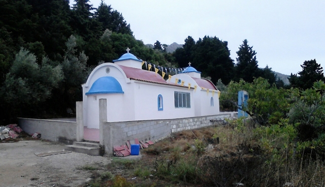 Διάρρηξη στο εξωκλήσι της Αγίας Σοφίας (πάνω από τη Λιμνοδεξαμενή)