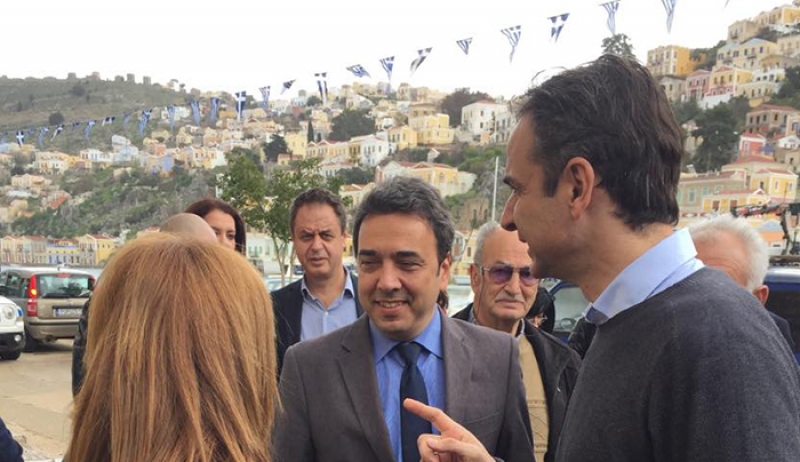 Επίσκεψη του Δρ. Στέφανου Δράκου στη Σύμη με αφορμή την επίσκεψη στο νησί του προέδρου της Ν.Δ. Κυριάκου Μητσοτάκη