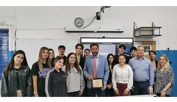 Τιμητική Συμμετοχή του Δημάρχου Χάλκης στην Εκδήλωση του 1ου ΓΕΛ Ρόδου – Βενετόκλειο.
