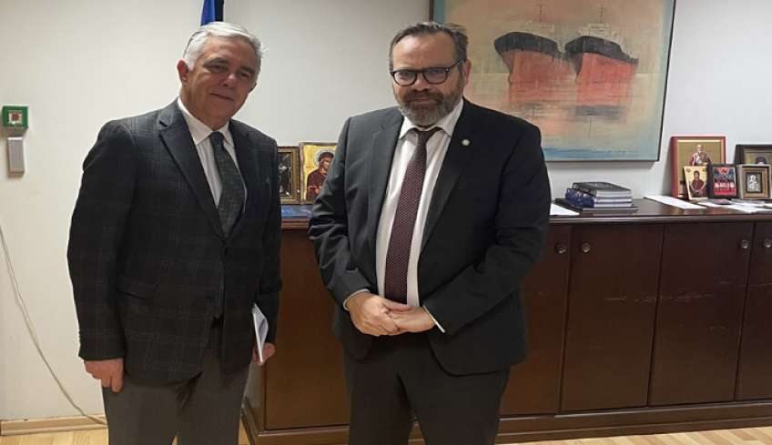 Ο Βασ. Υψηλάντης στο Υπ. Ναυτιλίας για τις πληρωμές του ΜΙ και την εξεύρεση οριστικής λύσης για τα ακτοπλοϊκά δρομολόγια στο Αγαθονήσι