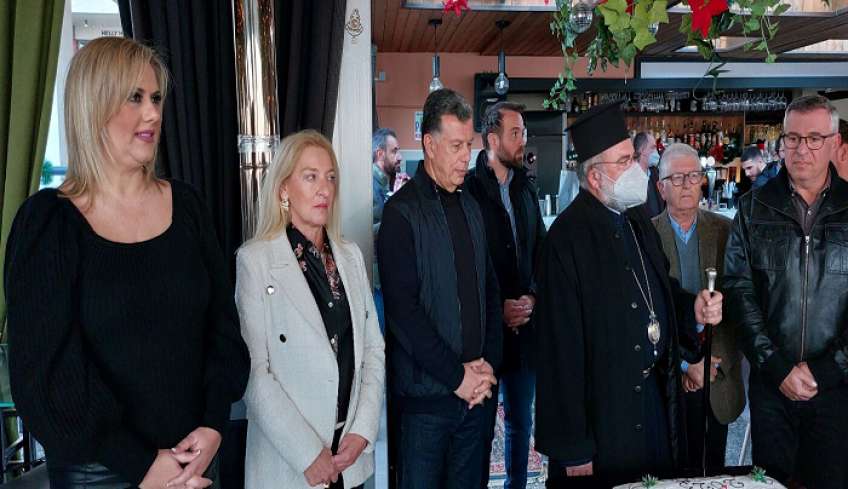 Σε ευχάριστo κλίμα, η κοπή της πίτας της Φιλαρμονικής ΔΕ Κω, στο Marina Cafe