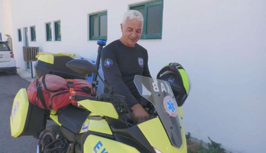 ΕΥΧΑΡΙΣΤΗΡΙΑ ΕΠΙΣΤΟΛΗ - Βρέθηκε σπίτι για τον μοτοσικλετιστή - διασώστη του ΕΚΑΒ