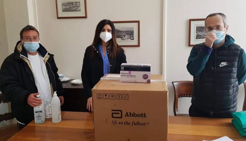 Δωρεά 700 rapid tests στο Νοσοκομείου της Λέρου