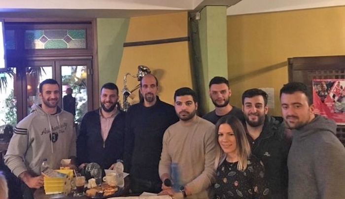H κοπή της πίτας του Ηρακλή 2000