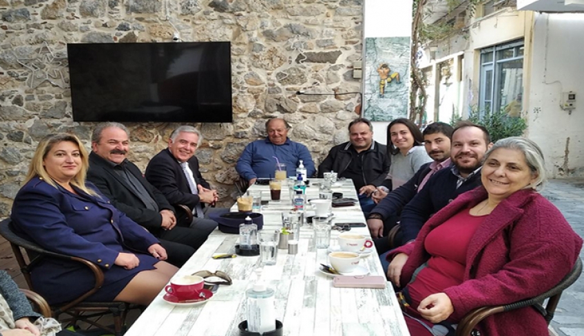 Επίσκεψη Βασίλη Υψηλάντη στην Κάλυμνο