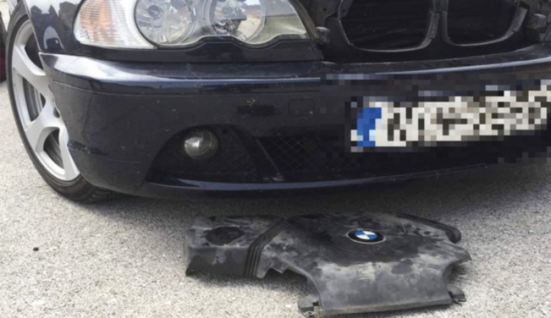 Είχε κρύψει μισό κιλό κάνναβης κάτω από την μηχανή μιας BMW
