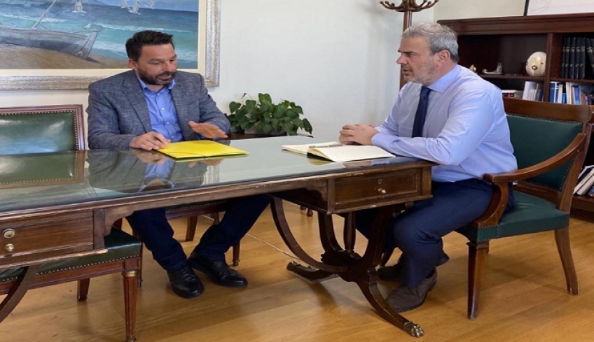 Συνάντηση εργασίας του Δημάρχου Χάλκης με τον Γ.Γ. του ΕΟΤ Δ. Φραγκάκη