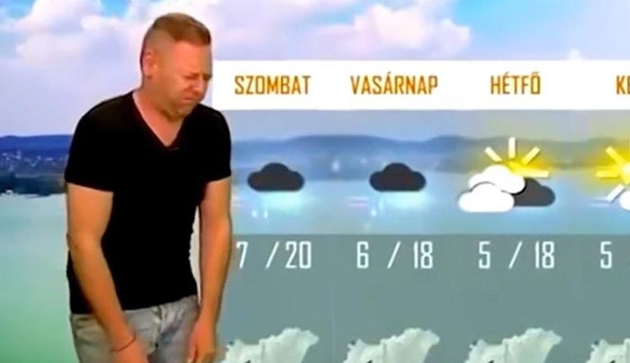 Παρουσιαστής... «αερίστηκε» στον αέρα και «πήρε πόδι» από το κανάλι (Βίντεο)