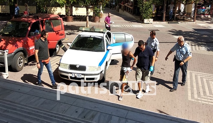 Στον εισαγγελέα ο εμπρηστής που επιτέθηκε στους πυροσβέστες
