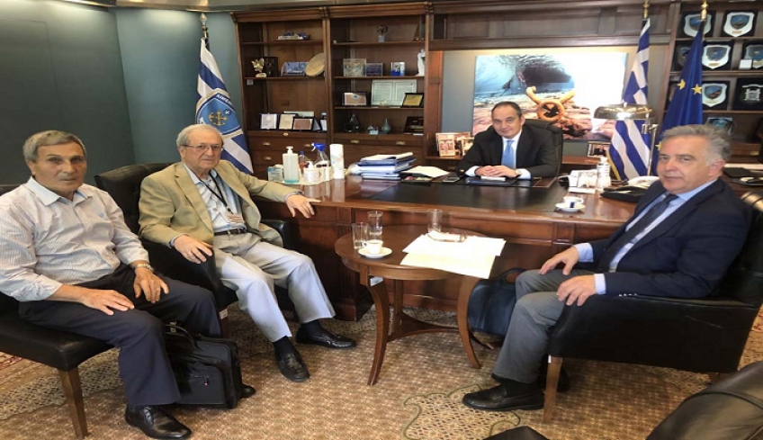 Συνάντηση Βασίλη  Υψηλάντη με τον Υπ. Εμπορικής Ναυτιλίας κ. Γιάννη Πλακιωτάκη για θέματα της Δωδεκανήσου