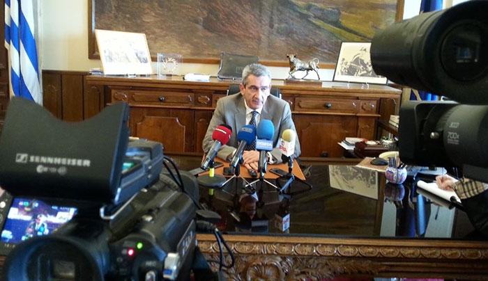 Συνέντευξη Τύπου του Περιφερειάρχη Νοτίου Αιγαίου κ. Γιώργου Χατζημάρκου