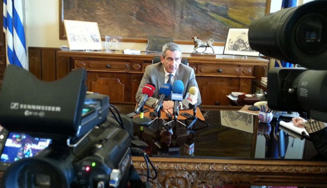 Συνέντευξη Τύπου του Περιφερειάρχη Νοτίου Αιγαίου κ. Γιώργου Χατζημάρκου