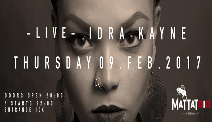 Idra Kayne: Η βασίλισσα της soul funk στο MATTATOIO στις 09/02
