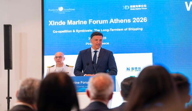 Β. Κικίλιας στο “Xinde Marine Forum Athens 2026”: «Στα λιμάνια μας  η ασφάλεια επιβατών, νησιωτών και ταξιδιωτών είναι αδιαπραγμάτευτη»