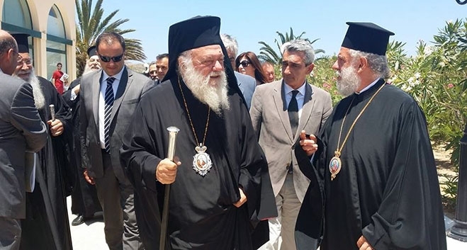 Ο Γιώργος Χατζημάρκος στην ανακήρυξη της Μήλου Ιερού Νησιού