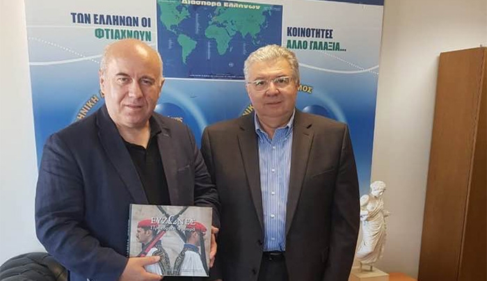Συνάντηση του Γενικού Γραμματέα Αποδήμου Ελληνισμού, Γιάννη Χρυσουλάκη, με τον κ. Παναγιώτη Ματλή, Πρόεδρο της Ελληνικής Κοινότητας Βερολίνου