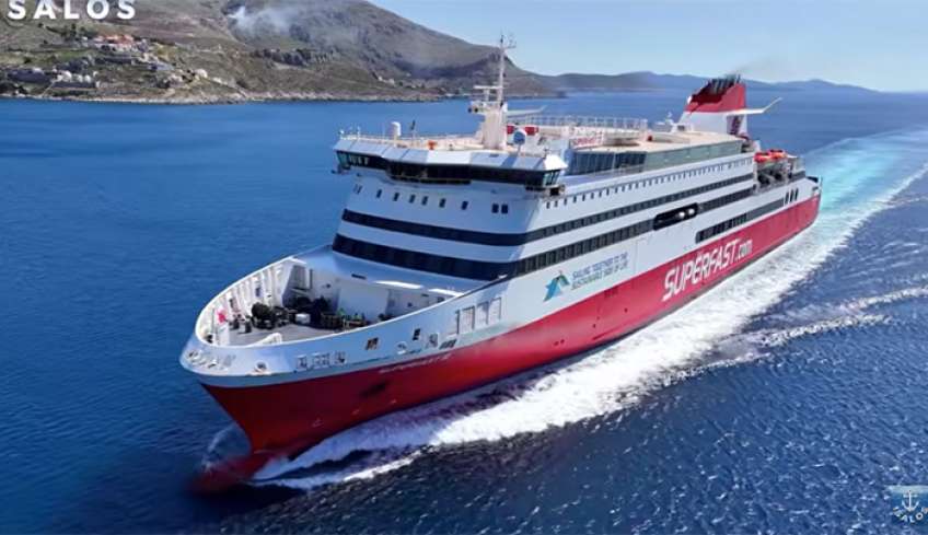 Εντυπωσιακή μανούβρα 3 λεπτών - πλοίου 200 μέτρων στην Κάλυμνο