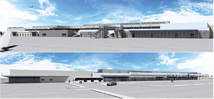 Fraport Greece: Επενδύσεις ύψους 32εκ. ευρώ στο Αεροδρόμιο Κω – Νέος τερματικός &amp; πυροσβεστικός σταθμός – Τριπλασιασμός εγκαταστάσεων από 8χιλ. τμ σε 24χιλ. τμ (28 Check-in) έως τον Μάρτιο του 2020 (ΦΩΤΟ &amp; ΒΙΝΤΕΟ)