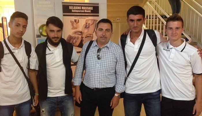 Οι τέσσερις νεαροί από το νησί της Κω στο Βελιγράδι (φωτό)