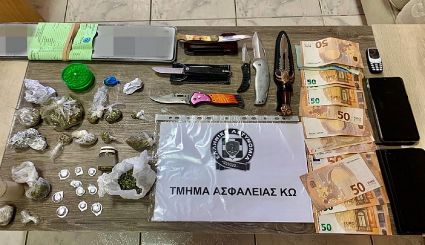 Συνελήφθη στην Κω ένας ημεδαπός για διακίνηση ναρκωτικών ουσιών, απόπειρα επικίνδυνης σωματικής βλάβης