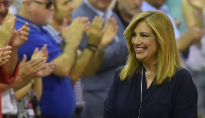 Η Φώφη Γεννηματά, Πρόεδρος του Κινήματος Αλλαγής, στην Κω