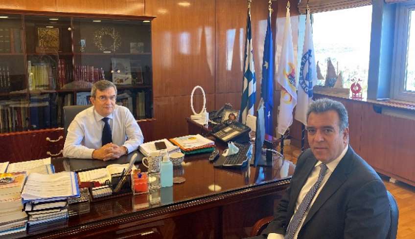Συνάντηση Μάνου Κόνσολα με τον Υφ. Προστασίας του Πολίτη για την ενίσχυση του προσωπικού στην Α και Β Αστυνομική Διεύθυνση Δωδεκανήσου