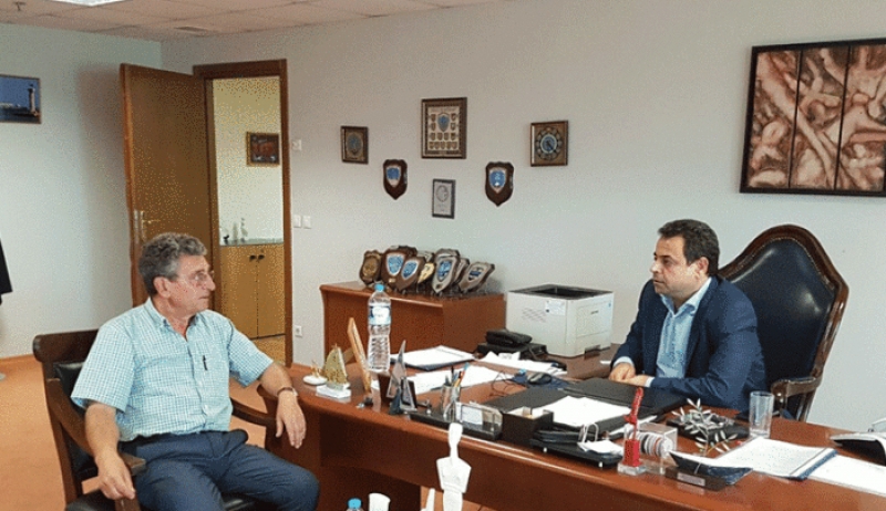 Συνάντηση Ηλία Καματερού με Νεκτάριο Σαντορινιό