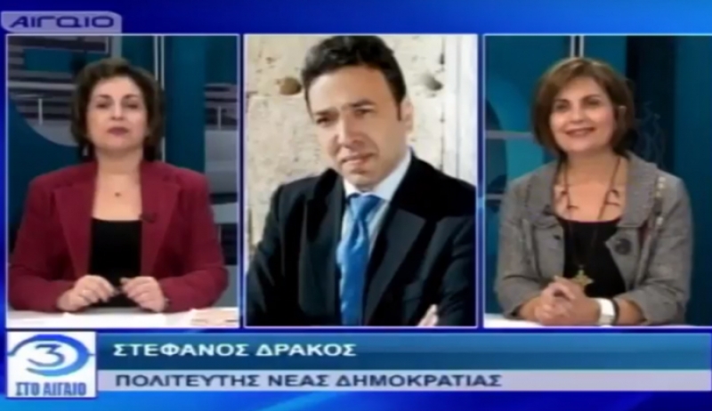 Στ. Δράκος «3 ΣΤΟ ΑΙΓΑΙΟ»: «Θα πολιτεύομαι για όσο το κρίνει ο πρόεδρος» (ΒΙΝΤΕΟ)