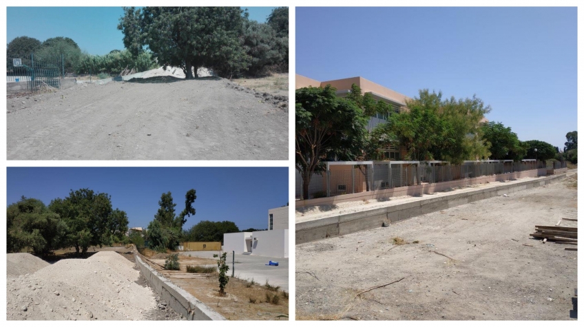 “Σε εξέλιξη η διάνοιξη πεντέμισι χιλιάδων (5.500τμ). τετραγωνικών μέτρων δρόμων, στο Κακό Πρινάρι.”