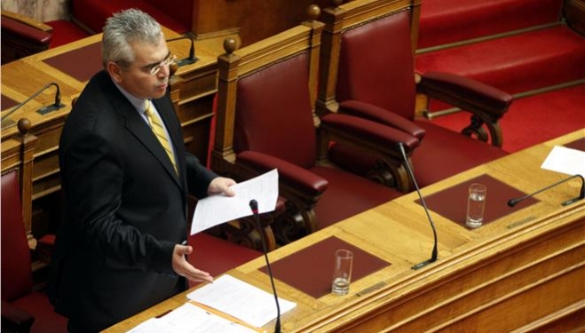 Ανακοίνωση για την παραίτηση του αναπληρωτή υπουργού Αγροτικής Ανάπτυξης.