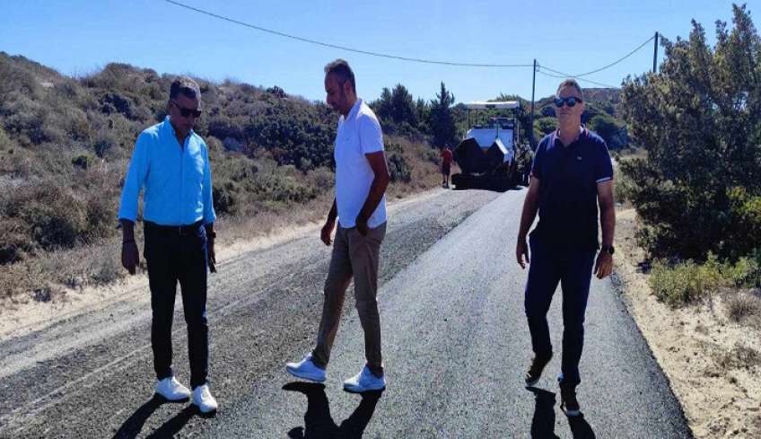 Εντατικές εργασίες στο οδικό δίκτυο και στο Γυμνάσιο της Κέφαλου, υπό την επίβλεψη του Δημάρχου Κω Θεοδόση Νικηταρά