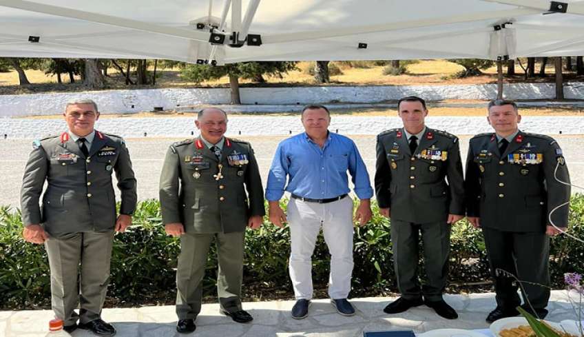 Ο Χρήστος Ευστρατίου βρέθηκε στην παράδοση – παραλαβή της Διοίκησης Α ΜΑΚ
