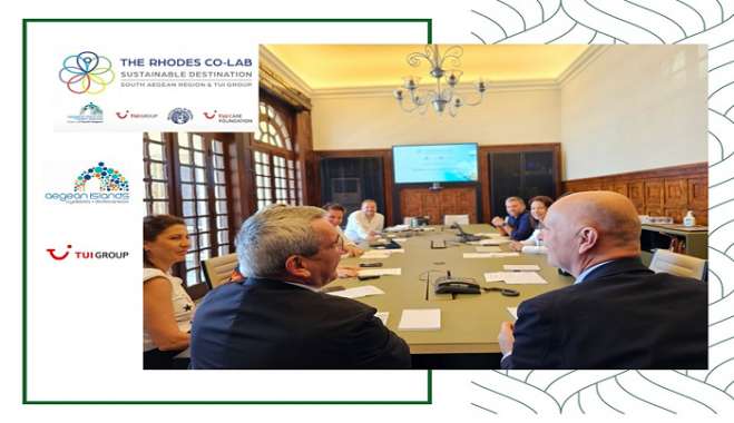 Τον Αντιπρόεδρο του Group TUI, Thomas Ellerbeck, είχε την χαρά να υποδεχθεί ο Γ. Χατζημάρκος