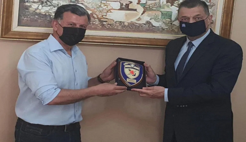 Συνάντηση του Δημάρχου Κω με τον Υφυπουργό Εθνικής Άμυνας Αλκιβιάδη Στεφανή