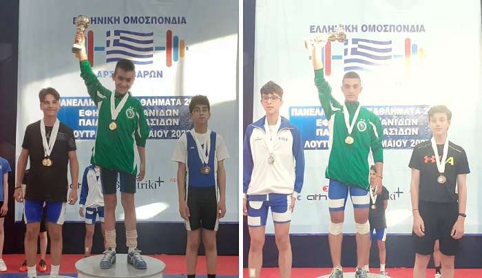 Έτοιμοι για το Ευρωπαϊκό πρωτάθλημα άρσης βαρών παίδων - κορασίδων οι Σπύρου και Τρακόσσας του Ανταγόρα