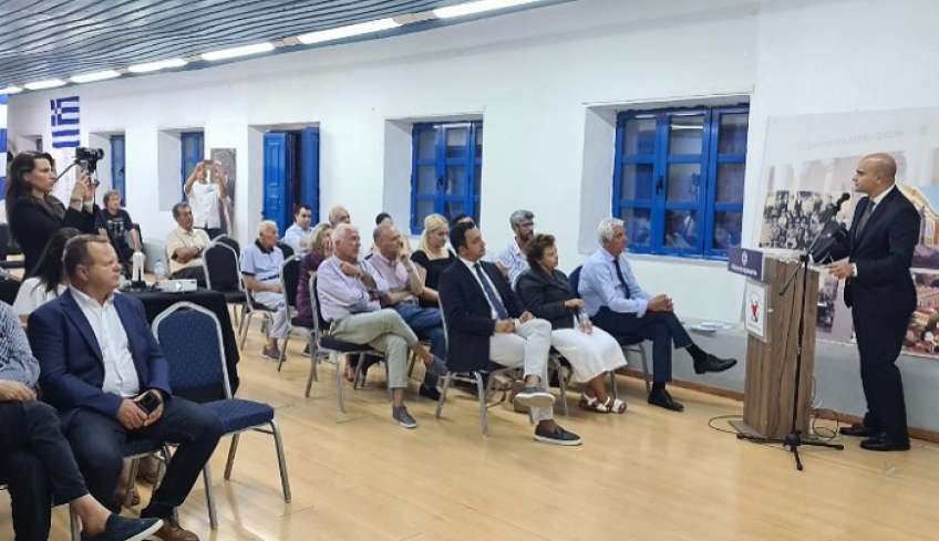 Παρουσία του Γενικού Γραμματέα Μεταφορών, Ιωάννη Ξιφαρά, πραγματοποιήθηκε η παρουσίαση του ΑΕΙ στο Καστελλόριζο